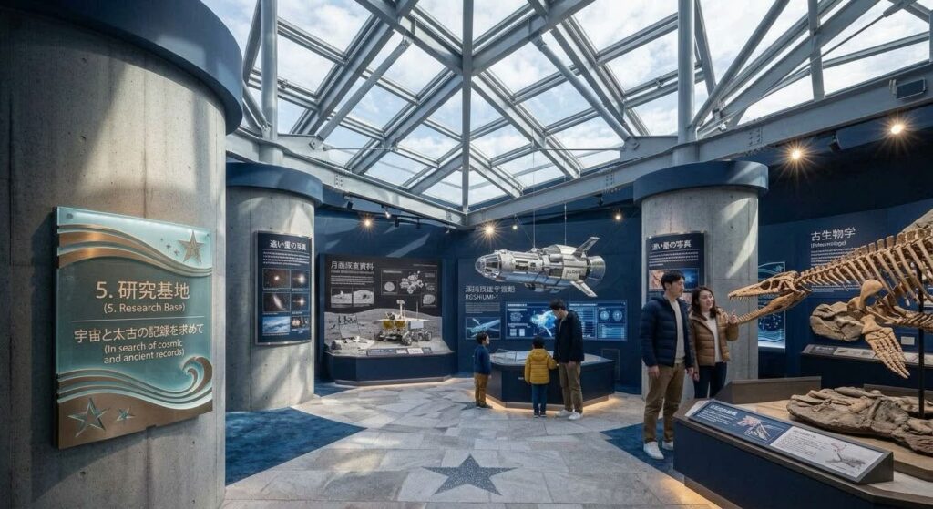 展示物エリアの写真
