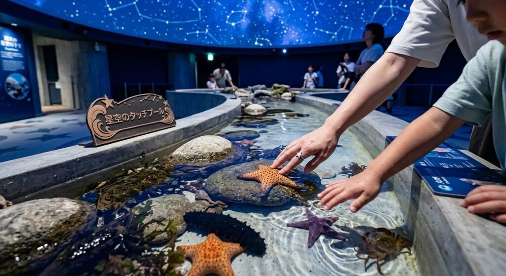 タッチプールの様子